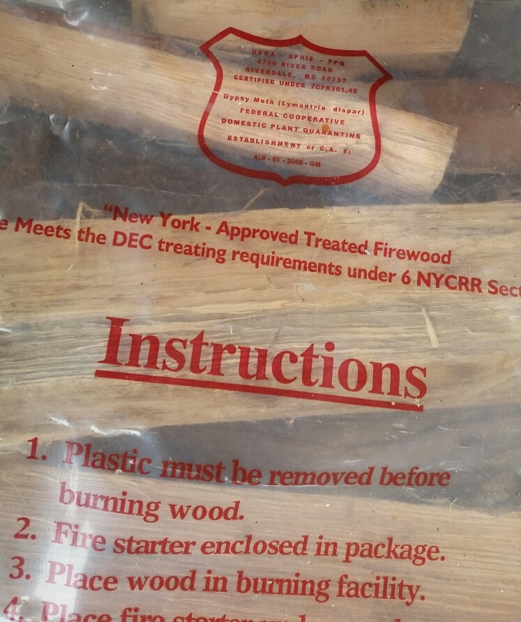 heat treated firewood shield symbol USDA APHIS